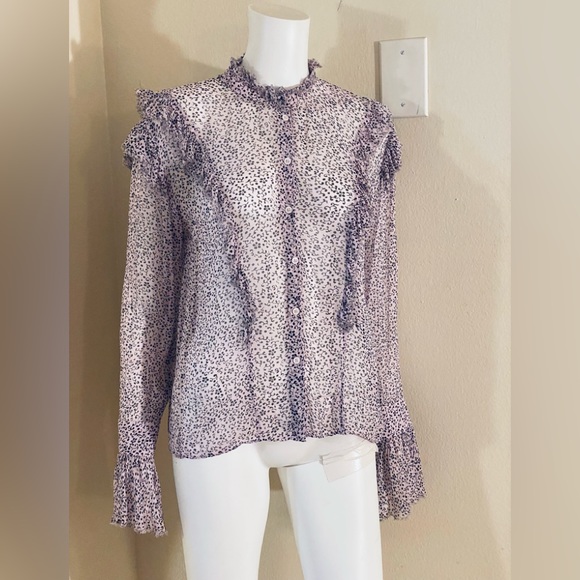 Zadig & Voltaire Tweet Goa Shirtblouse in Pink Size: S - Picture 2 of 7